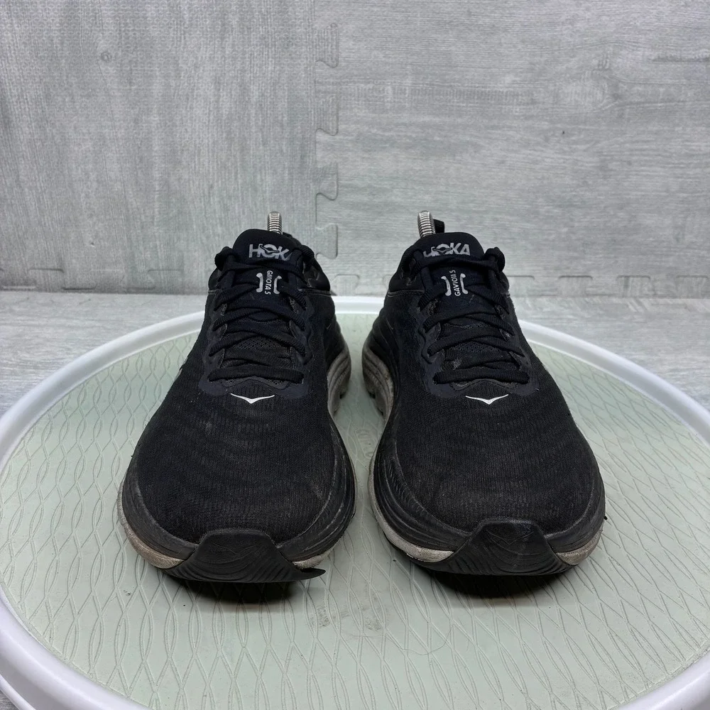 Hoka Gaviota 5 Running Shoes Women's 8.5 Black Mesh Stability Sneakers 1134235